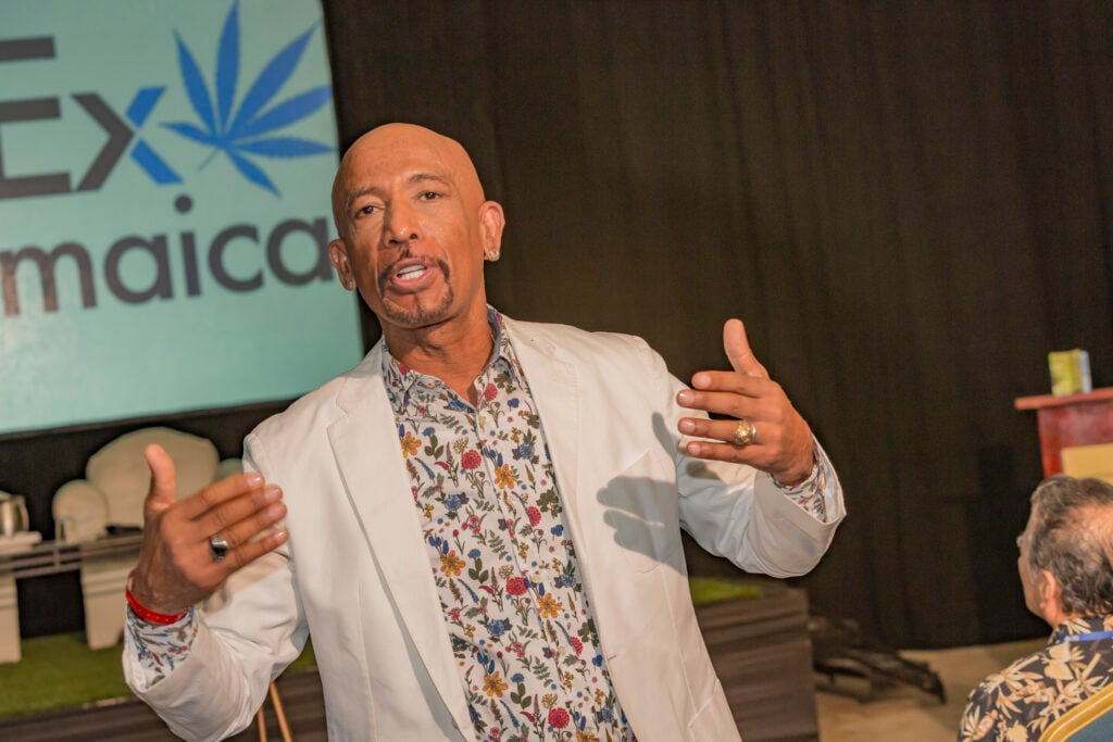 A speaker presenting at a previous CanEx event.